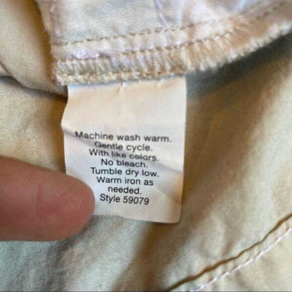 J. Crew Khaki Cotton Shorts EUC size 0 - Picture 6 of 6